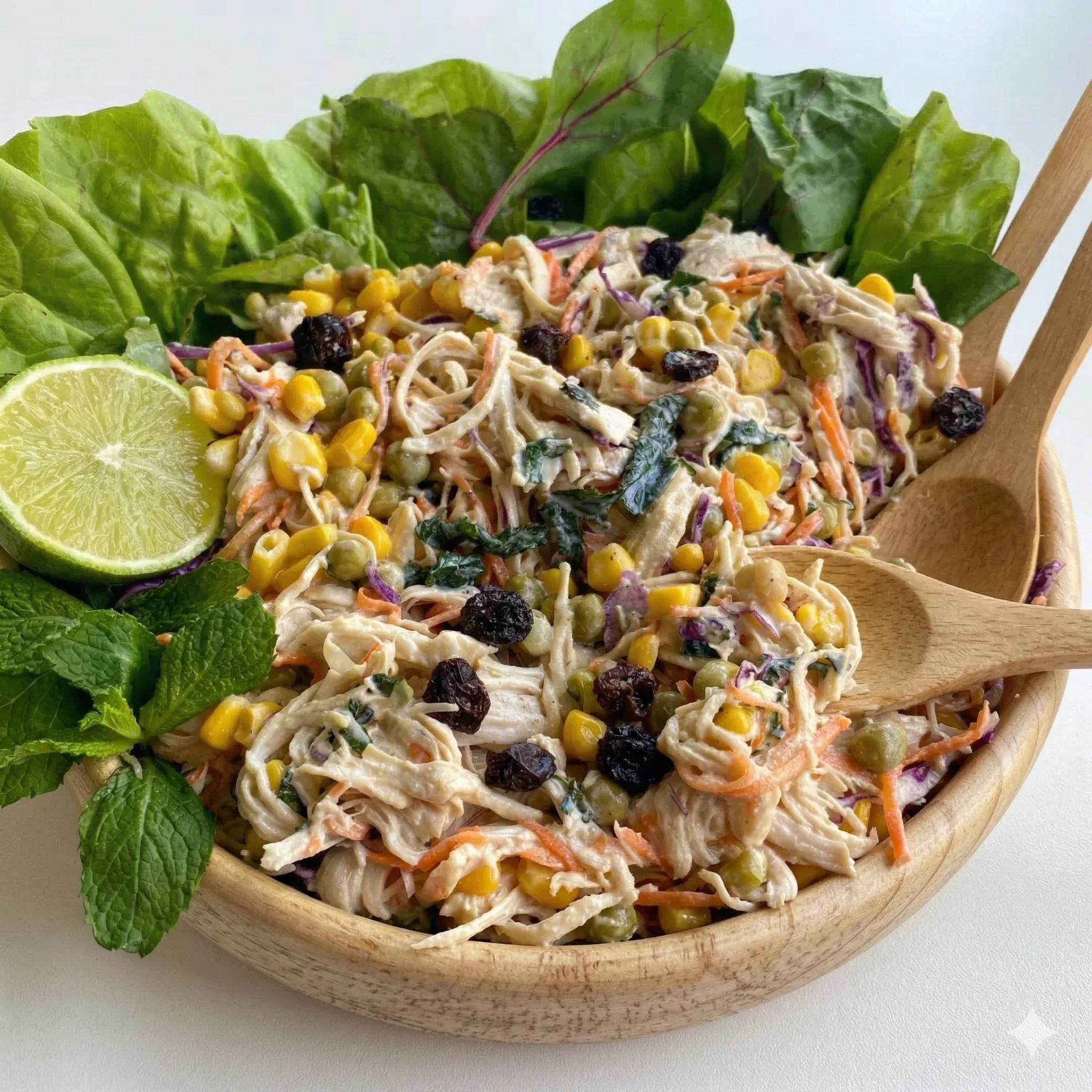 Nyttig kycklingsallad